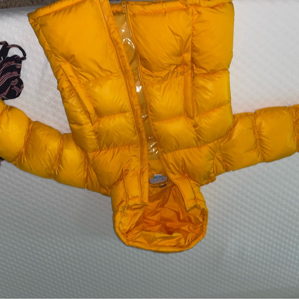 Columbia Yellow Puffer Jacket